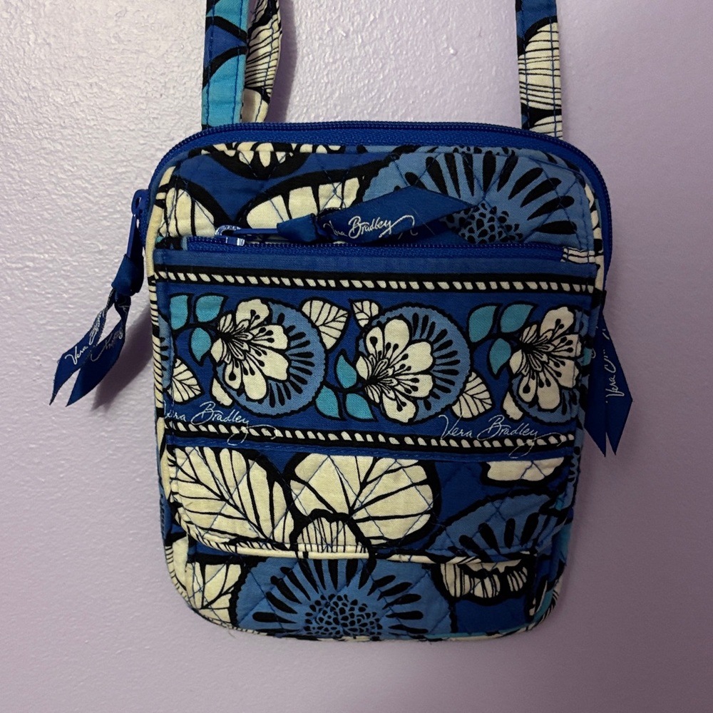 Vera Bradley Blue Floral Crossbody Bag